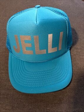 Turquoise Mesh Trucker Hat